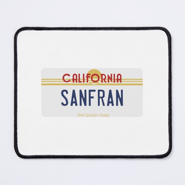 Item preview, Retro California License Plate - San Fran designed and sold by Avery Brown Design.