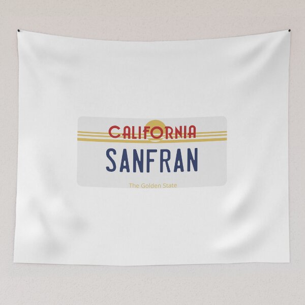 Item preview, Retro California License Plate - San Fran designed and sold by Avery Brown Design.