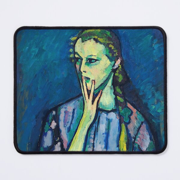 Item preview, Alexej von Jawlensky - Porträt eines Mädchens - Portrait of a Girl designed and sold by ArtExpression.