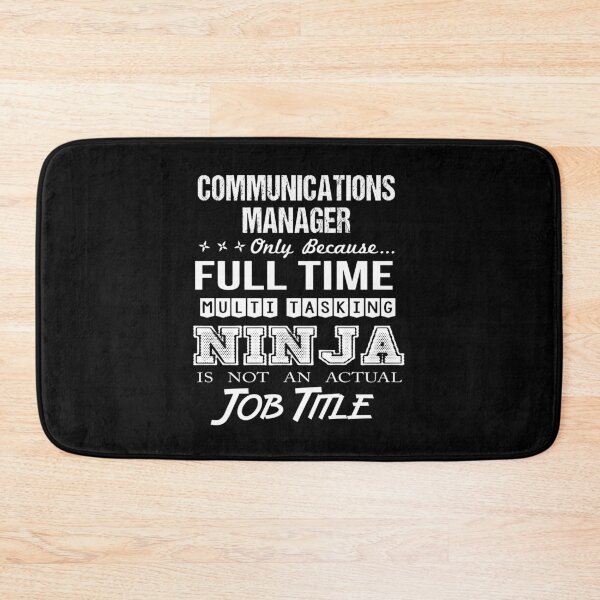 Item preview, Communications Manager T Shirt - Multitasking Ninja Job Gift Item Tee designed and sold by learkemili.