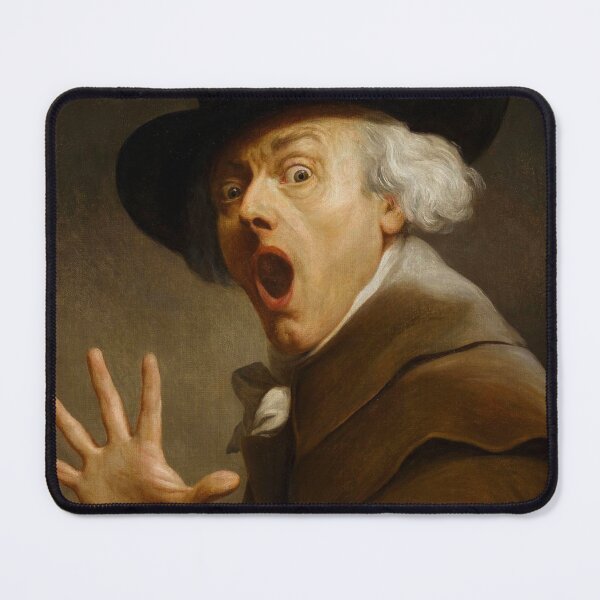 Item preview, Joseph Ducreux - Self-Portrait, La Surprise en Terreur designed and sold by ArtExpression.