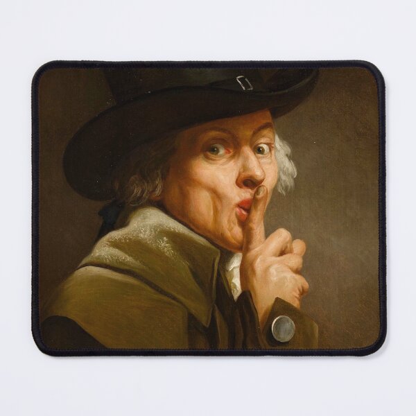 Item preview, Joseph Ducreux - Self-Portrait, Le Silence designed and sold by ArtExpression.