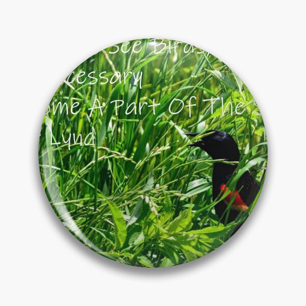 Item preview, Becoming A part Of The Silence Red-Winged Blackbird designed and sold by LisaWootenPhoto.