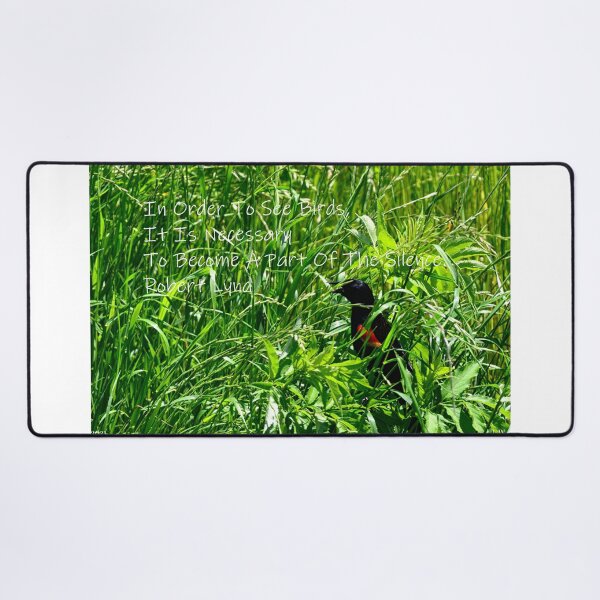 Item preview, Becoming A part Of The Silence Red-Winged Blackbird designed and sold by LisaWootenPhoto.