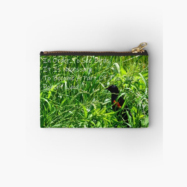 Item preview, Becoming A part Of The Silence Red-Winged Blackbird designed and sold by LisaWootenPhoto.
