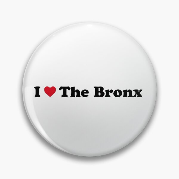 THE BRONX LIFE IS DUDES BLACK PINK BUTTON PIN BACK 