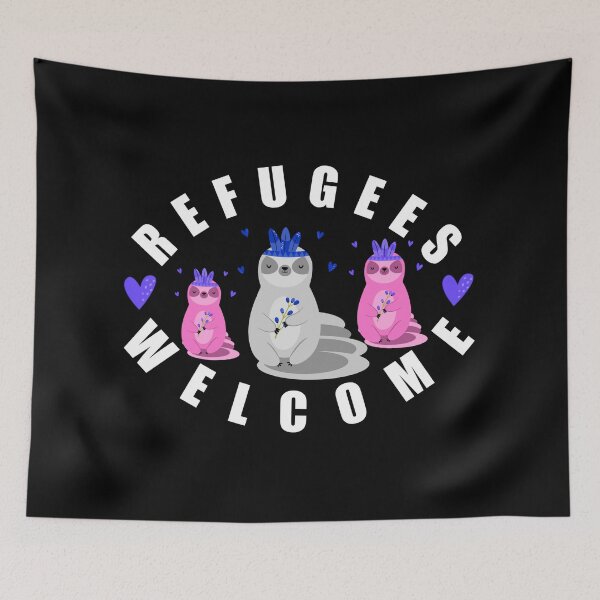 Item preview, Refugees welcome with a heart designed and sold by vibeno1.