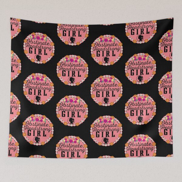 Item preview, Obstinate Headstrong Girl - Feminist Quote - Pride and Prejudice by Jane Austen designed and sold by ronaldsonou.