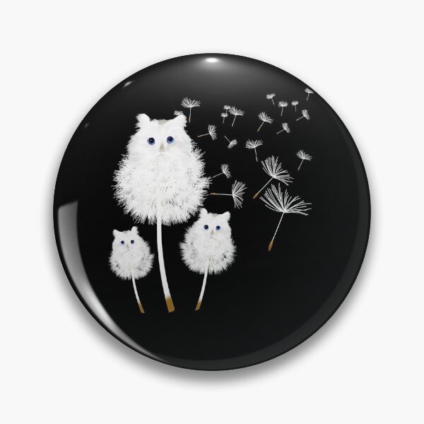 Item preview, Cat Dandelion amazing Flower Cat lover designed and sold by rowachasi.