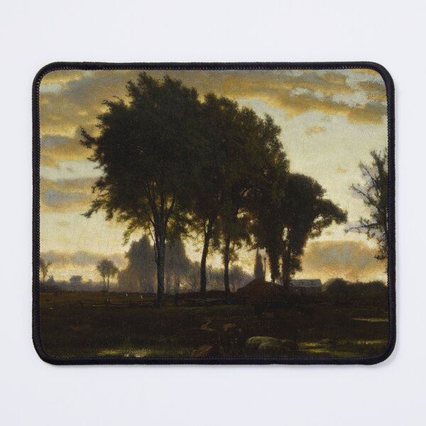 Item preview, George Inness - Landscape, Sunset designed and sold by ArtExpression.