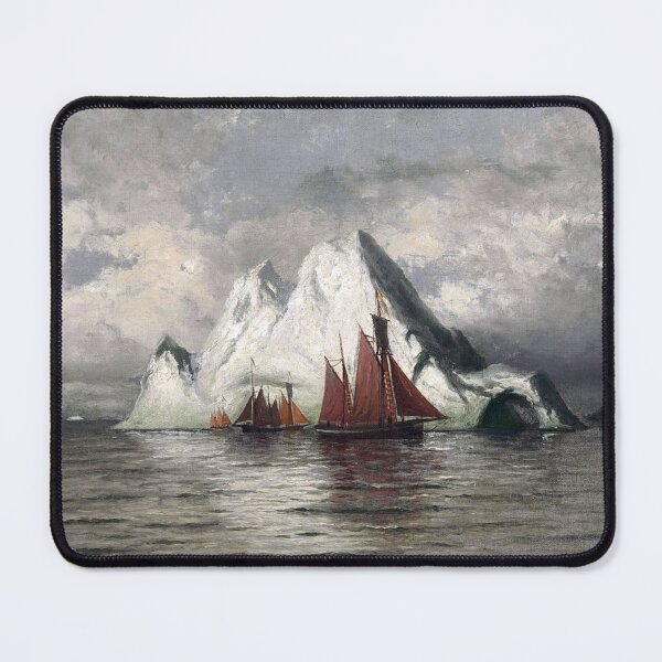 Item preview, William Bradford - Fishing Boats and Icebergs designed and sold by ArtExpression.