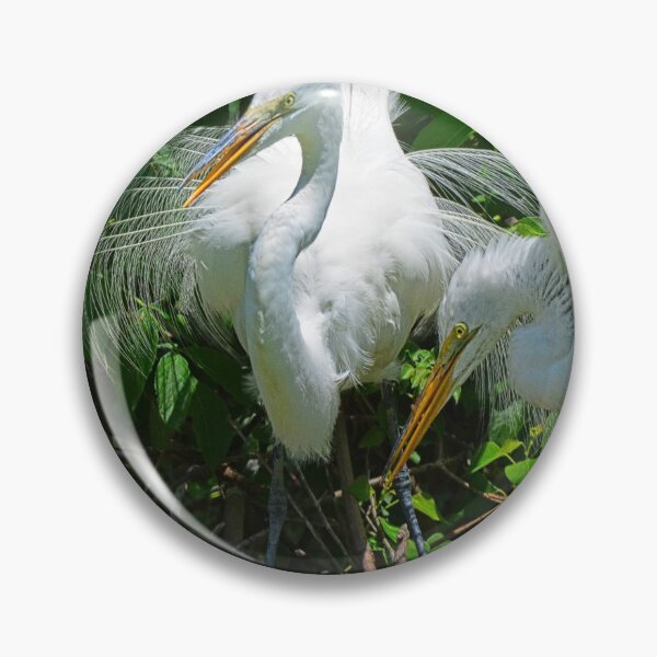 Item preview, Momma And Poppa Great Egrets designed and sold by LisaWootenPhoto.