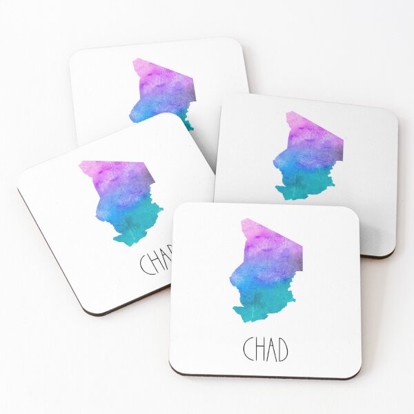 Item preview, Chad Watercolor Map - Chadian designed and sold by MountainD.