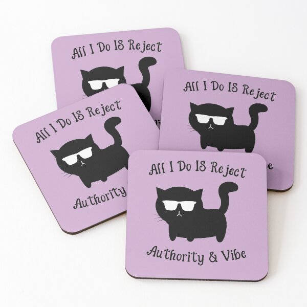 Item preview, All I Do Is Reject Authority and Vibe designed and sold by ShowMePride.