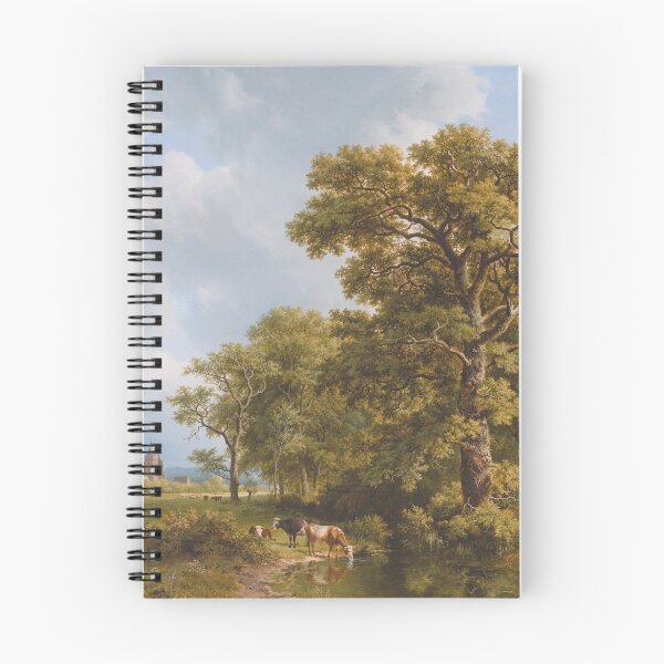 Item preview, A summer landscape with cows designed and sold by marcilio.