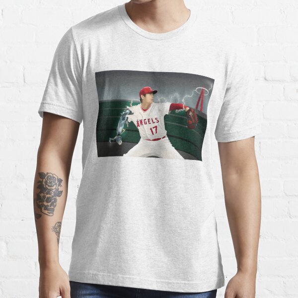 SHOHEI OHTANI SHIRT ANGELS SHIRT LOS ANGELES ANGELS OHTANI SHIRT #17 FREE  DECAL!