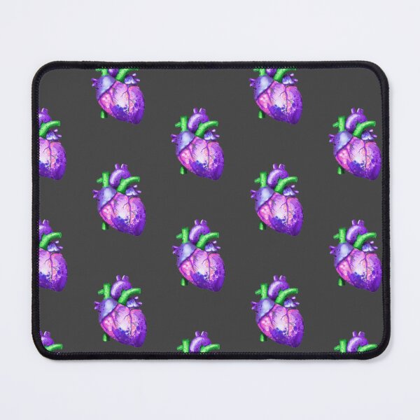Item preview, Purple green alien Heart designed and sold by Thecolorschemer.