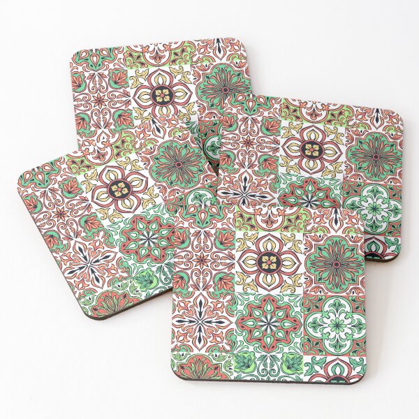 Item preview, Abstract patterns on ceramic tile, colorful designed and sold by Chinxi.