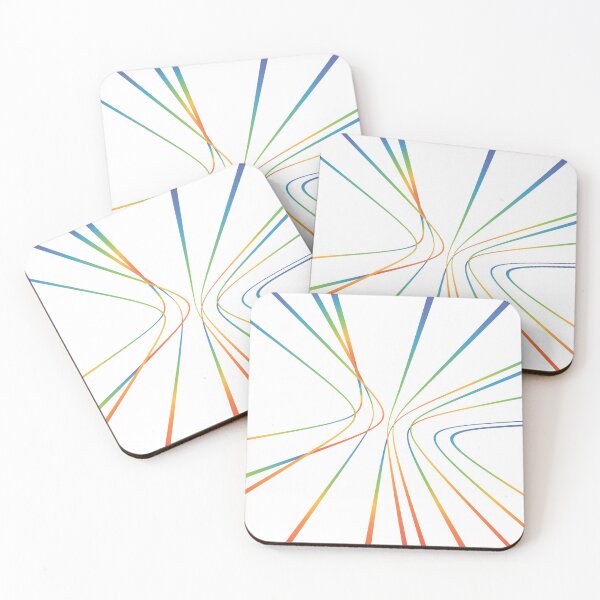 Item preview, Abstract colorful line pattern designed and sold by ArtDi101.