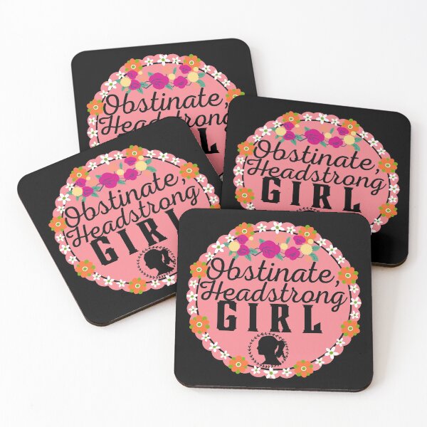 Item preview, Obstinate Headstrong Girl - Feminist Quote - Pride and Prejudice by Jane Austen designed and sold by ronaldsonou.