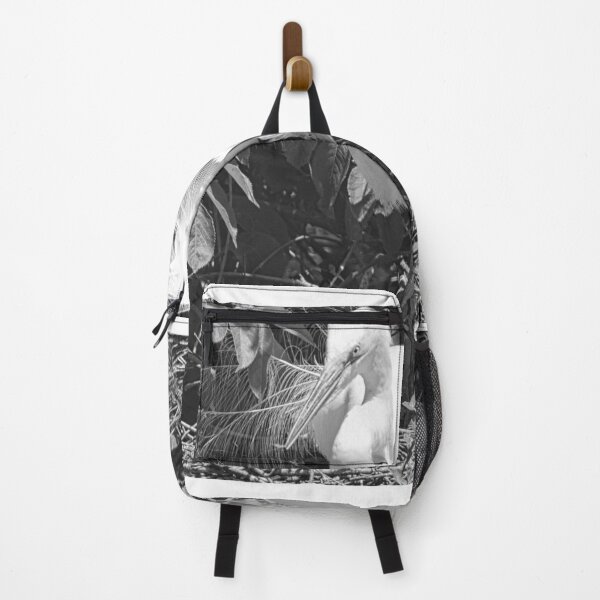 Item preview, Momma And Poppa Great Egrets Black And White designed and sold by LisaWootenPhoto.
