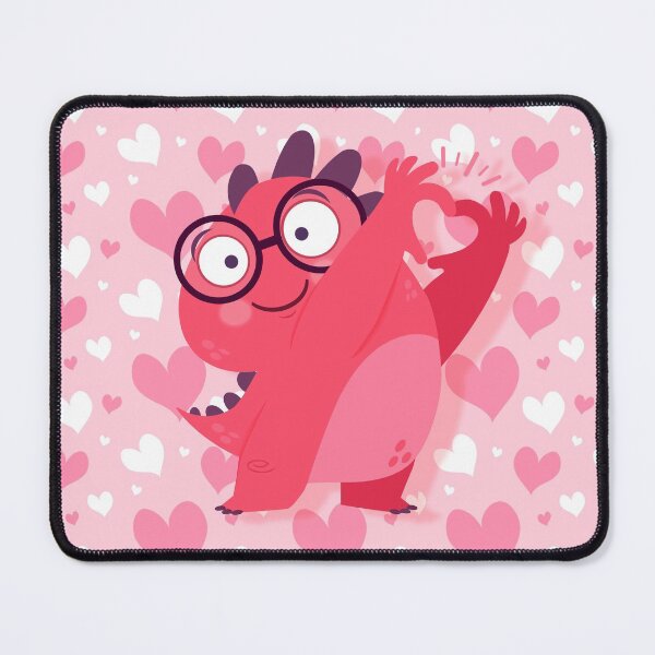 Item preview, I heart Dino designed and sold by Wonderful world of whimsical Art of yesteryear and today .