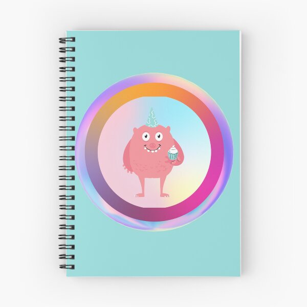 Item preview, Cute Pink Birthday Monster designed and sold by Megan-Alice.