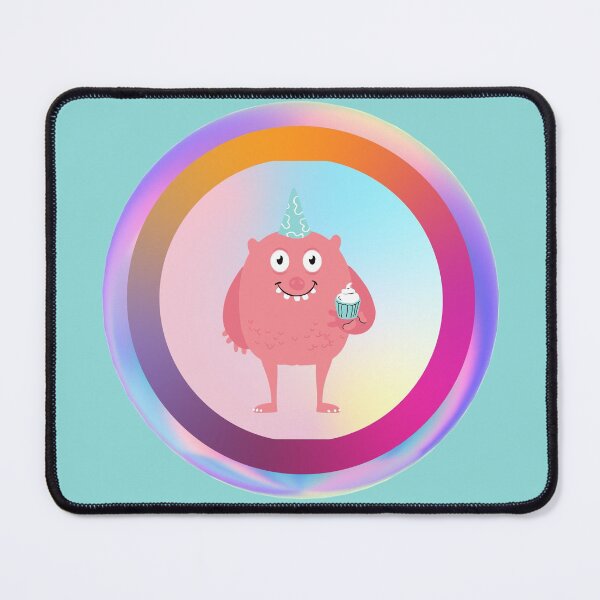 Item preview, Cute Pink Birthday Monster designed and sold by Megan-Alice.