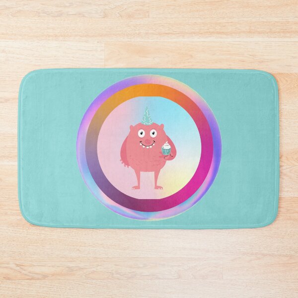 Item preview, Cute Pink Birthday Monster designed and sold by Megan-Alice.