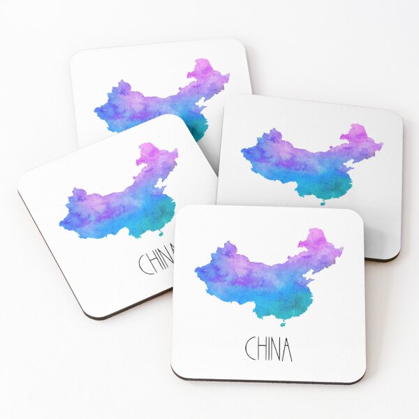 Item preview, China Watercolor Map - Chinese designed and sold by MountainD.