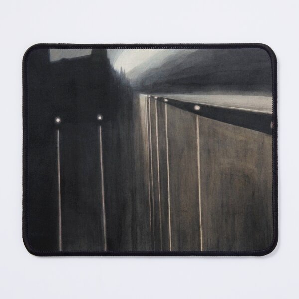 Item preview, Léon Spilliaert - Digue la nuit, Reflets de Lumière - Promenade at Night, Light Reflections designed and sold by ArtExpression.