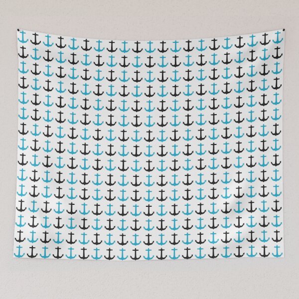 Aperçu de l'œuvre Modèle d'ancre bleue créée et vendue par onestopgiftshop.