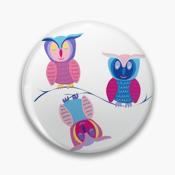 Item preview, Who loves owls? A playful owls design! designed and sold by cleolovescolor.