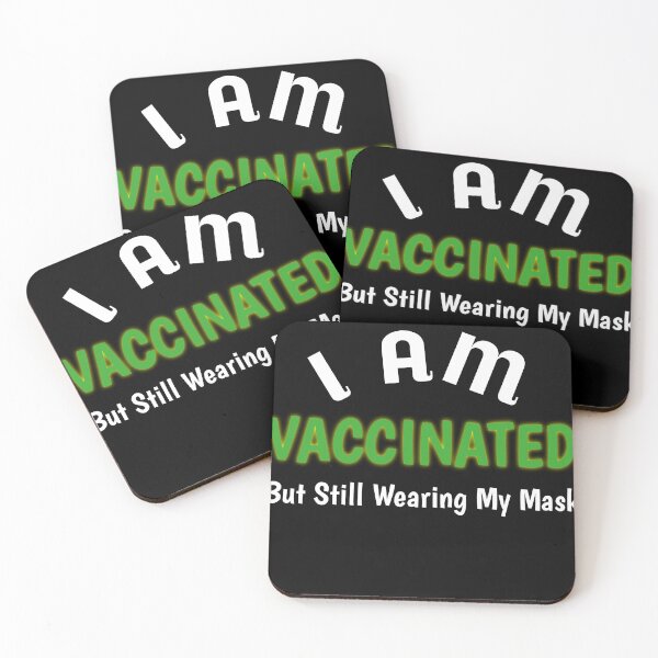 Item preview, I Am Vaccinated But Still Wearing My Mask designed and sold by hananelam.