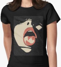 Naughty in the Dark Fitted T-Shirt