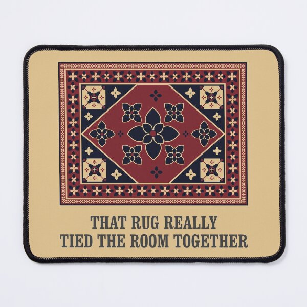 the big lebowski rug mouse pad