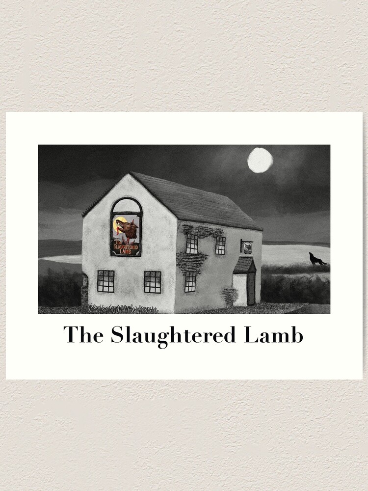 "The slaughtered lamb pub in yorkshire." Art Print by Strawhatsheek Redbubble