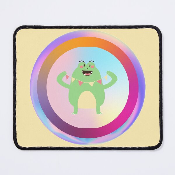 Item preview, Cute Green Celebrating  Monster designed and sold by Megan-Alice.