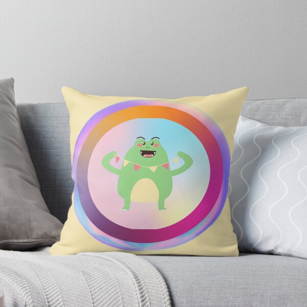 Item preview, Cute Green Celebrating  Monster designed and sold by Megan-Alice.