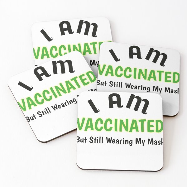 Item preview, I Am Vaccinated But Still Wearing My Mask designed and sold by hananelam.