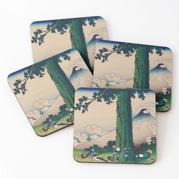 Item preview, Mishima Pass in Kai Province by Katsushika Hokusai. designed and sold by gizmut.