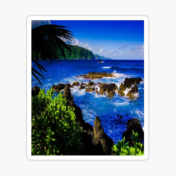 Makena State Park panoramic Fridge magnet Maui travel souvenir Hawaii 