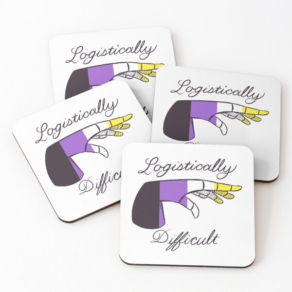 Item preview, Logistically Difficult - Nonbinary designed and sold by Bridget Serdock.