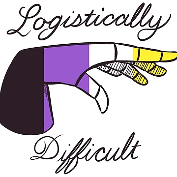Artwork thumbnail, Logistically Difficult - Nonbinary by Bridget Serdock