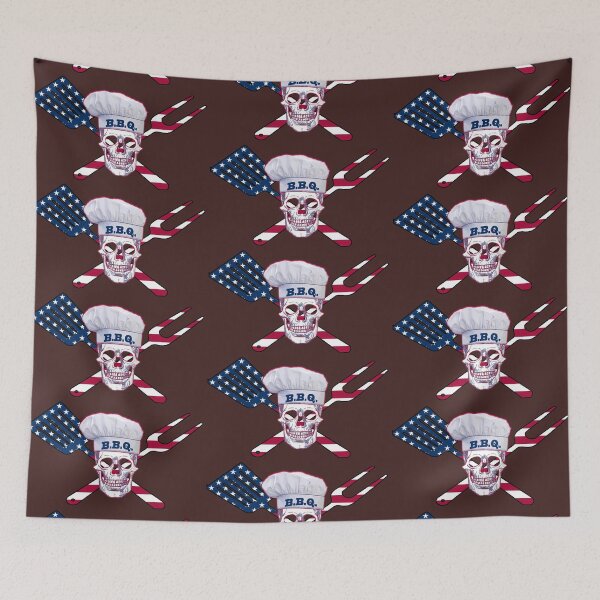 Item preview, BBQ stars and stripes Pirate style designed and sold by hookink.