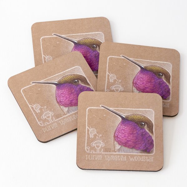 Item preview, Purple-throated Woodstar designed and sold by LoisaArt.