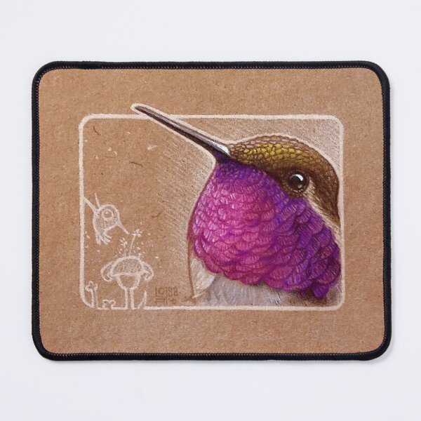 Item preview, Purple-throated Woodstar designed and sold by LoisaArt.