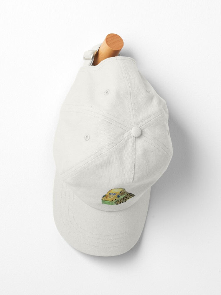 Alternate view of Prettyboy the Green Parakeet Cap
