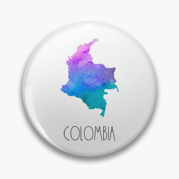 Item preview, Colombia Watercolor Map - Colombian designed and sold by MountainD.