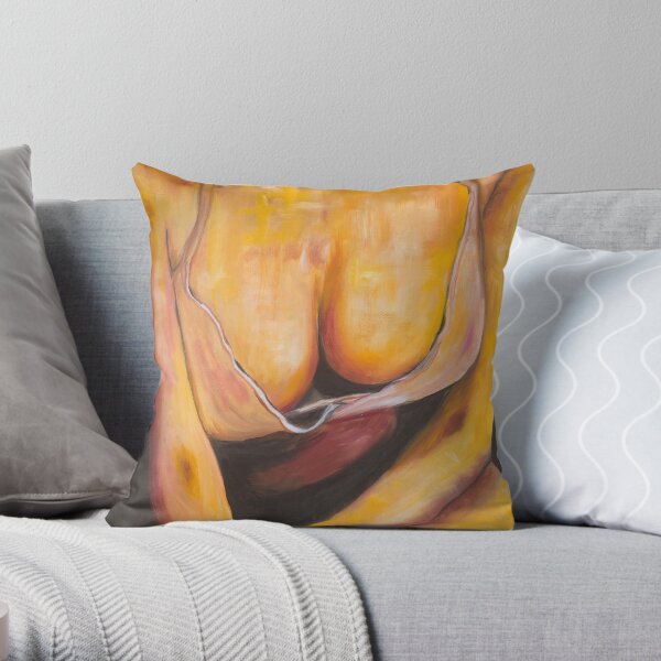 Honey Dew Throw Pillow